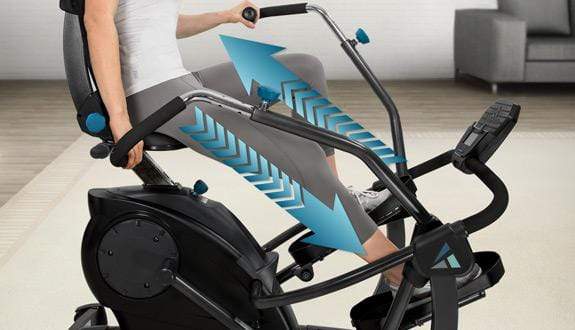 Freestep clearance recumbent bike