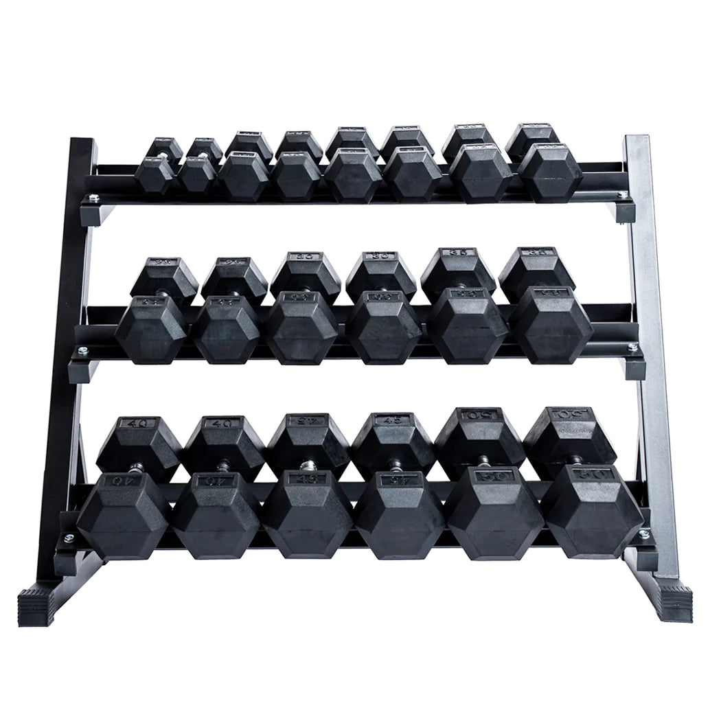 Dumbbell set with rack for sale sale