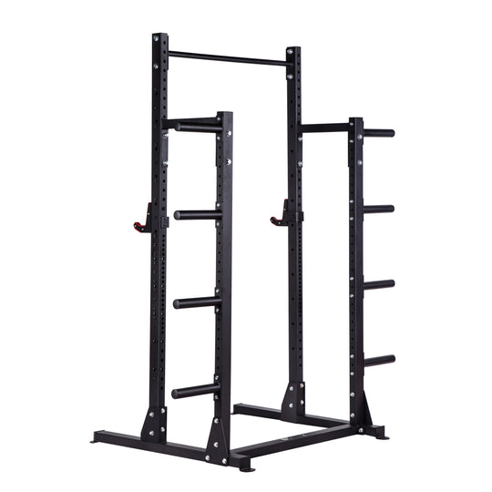 Orion Squat Racks Zenith Half Rack + Plate Storage