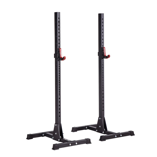 Orion Squat Racks Zenith Squat Stands + 300 lb Plate Set Bundle