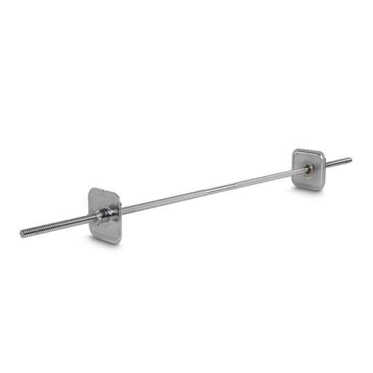 Ironmaster Barbell Straight Bar for Quick-Lock Dumbbell Plates