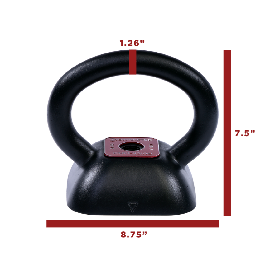 Ironmaster Kettlebell Quick-Lock Adjustable Kettlebell Handle (Light)