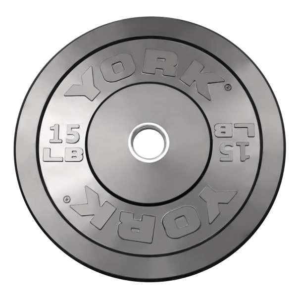 YORK 300lb Rubber Training Bumper Plate Set