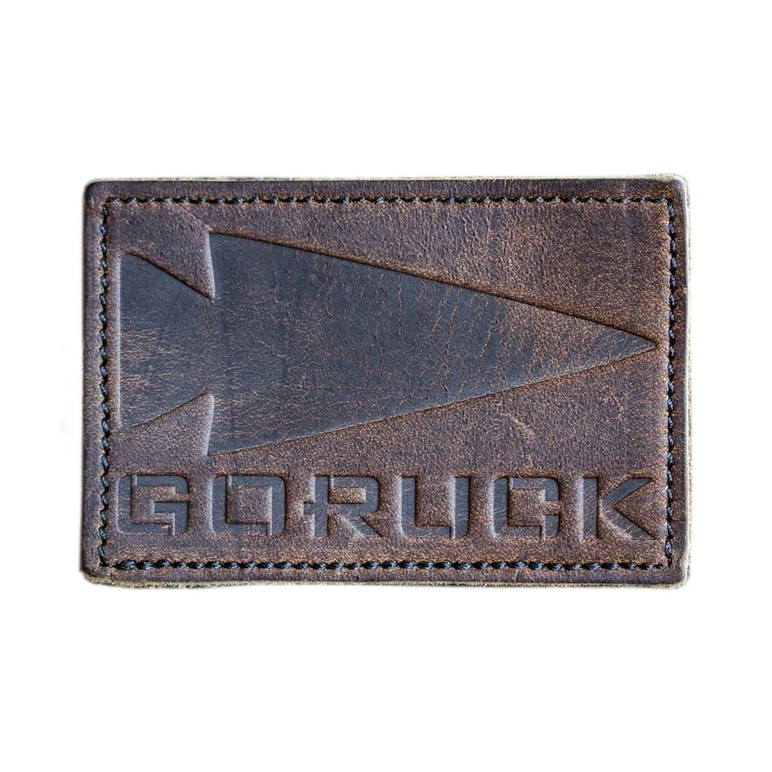 GORUCK Weighted Vest Orange Patch - Leather GORUCK Spearhead