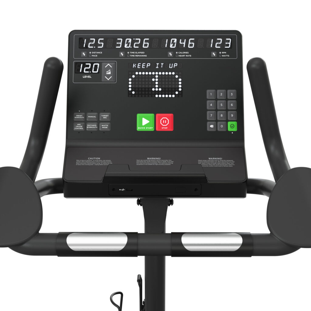 TRUE Fitness Upright Bike Unite LED Launch Upright Bike