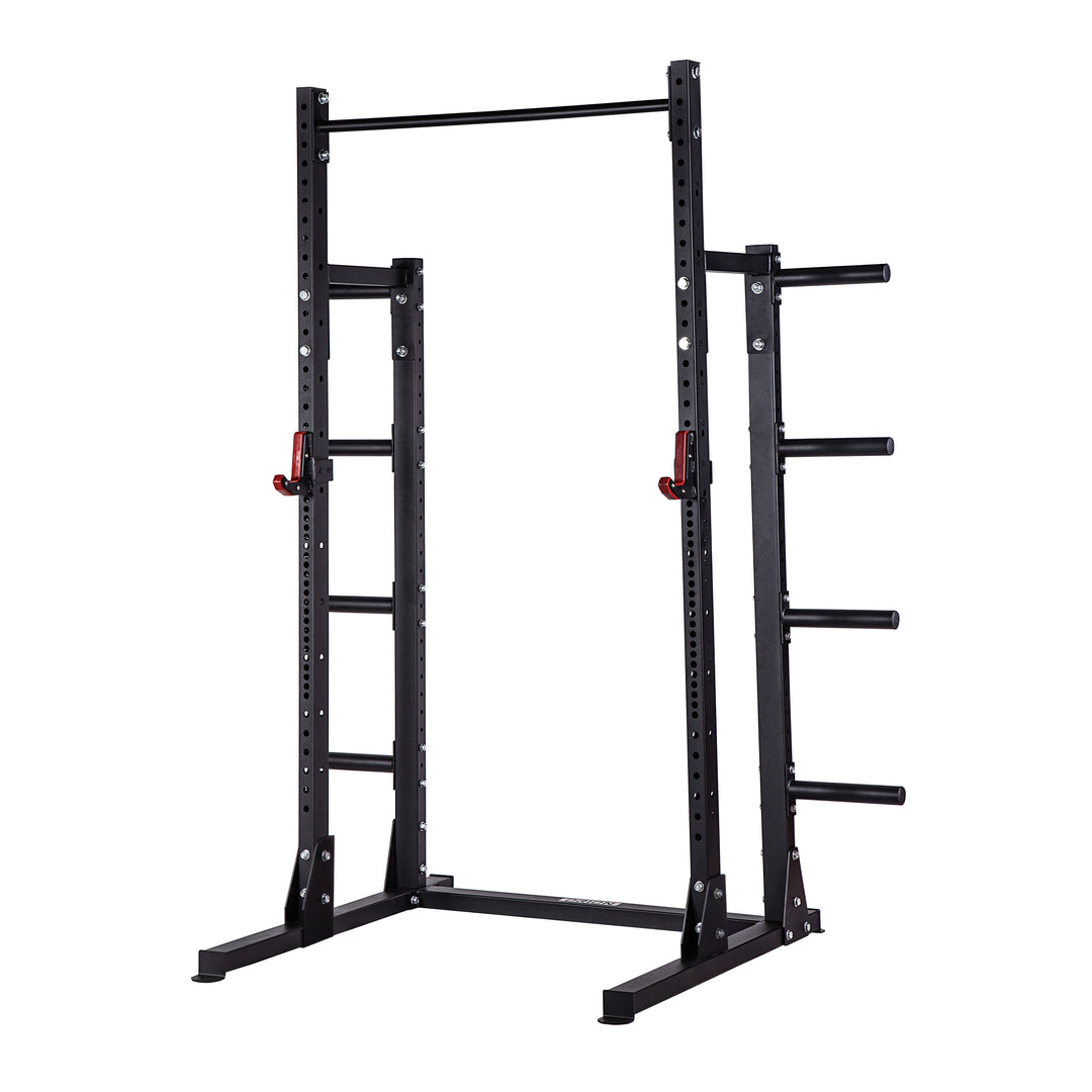 Orion Squat Racks Zenith Half Rack + Plate Storage