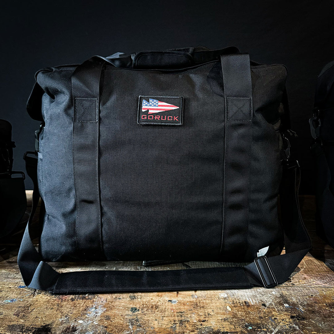 GORUCK Weighted Vest Black / 57 L Aviator Kit Bag