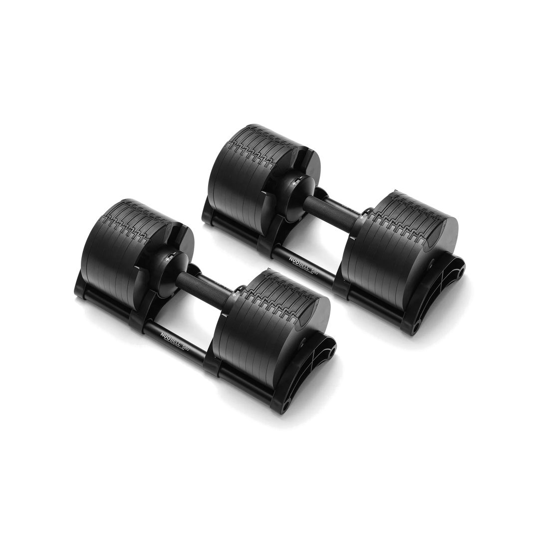 NÜOBELL Adjustable Dumbbells Black 580 Adjustable Dumbbell Set