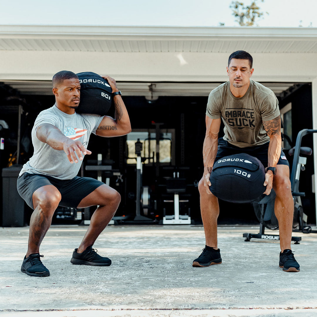 GORUCK Weighted Vest Sand Medicine Ball