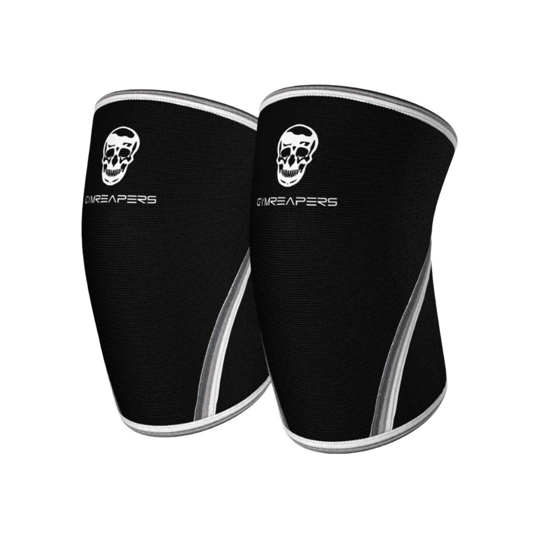 GYMREAPERS Lifting Accessories White / Small 7MM Knee Sleeves