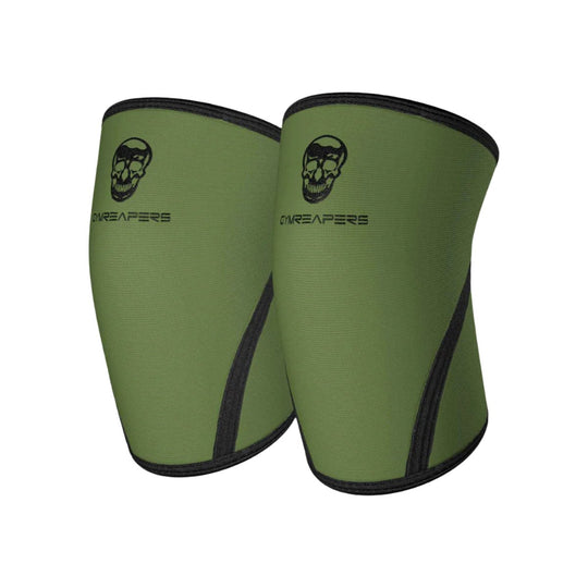 GYMREAPERS Lifting Accessories Green / Small 7MM Knee Sleeves