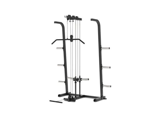 Orion Squat Racks Elite Power Rack + Lat Pulldown - Plate Loaded Combo