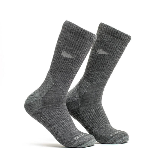 GORUCK Shoes Charcoal / Small Merino Challenge Socks (Crew)