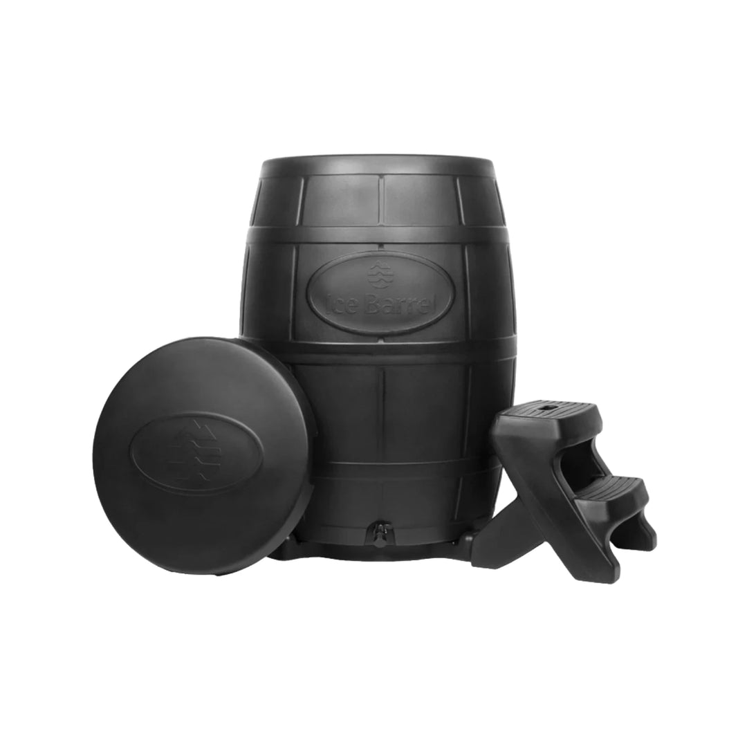 Ice Barrel Black Ice Barrel 400 Cold Plunge Tub