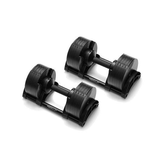 Nüo Athletics Adjustable Dumbbells 550 Adjustable Dumbbell Set in Black