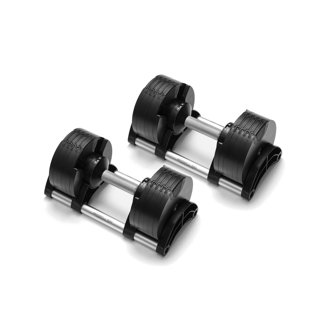 NUOBELL 550 Adjustable Dumbbell Set Northern Fitness Canada Black