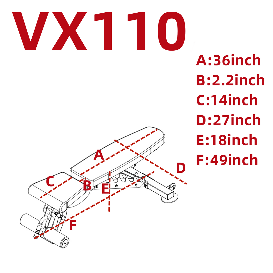 Orion Bench Vertex VX110 FID Adjustable Bench