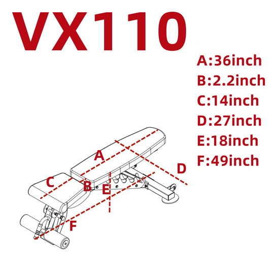 Orion Bench Vertex VX110 FID Adjustable Bench