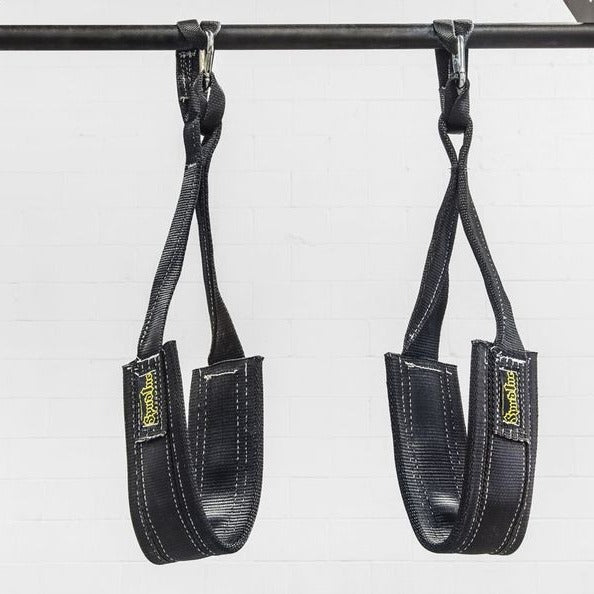 Spud Inc. Lifting Accessories Black Hanging Abdominal Straps (pair)