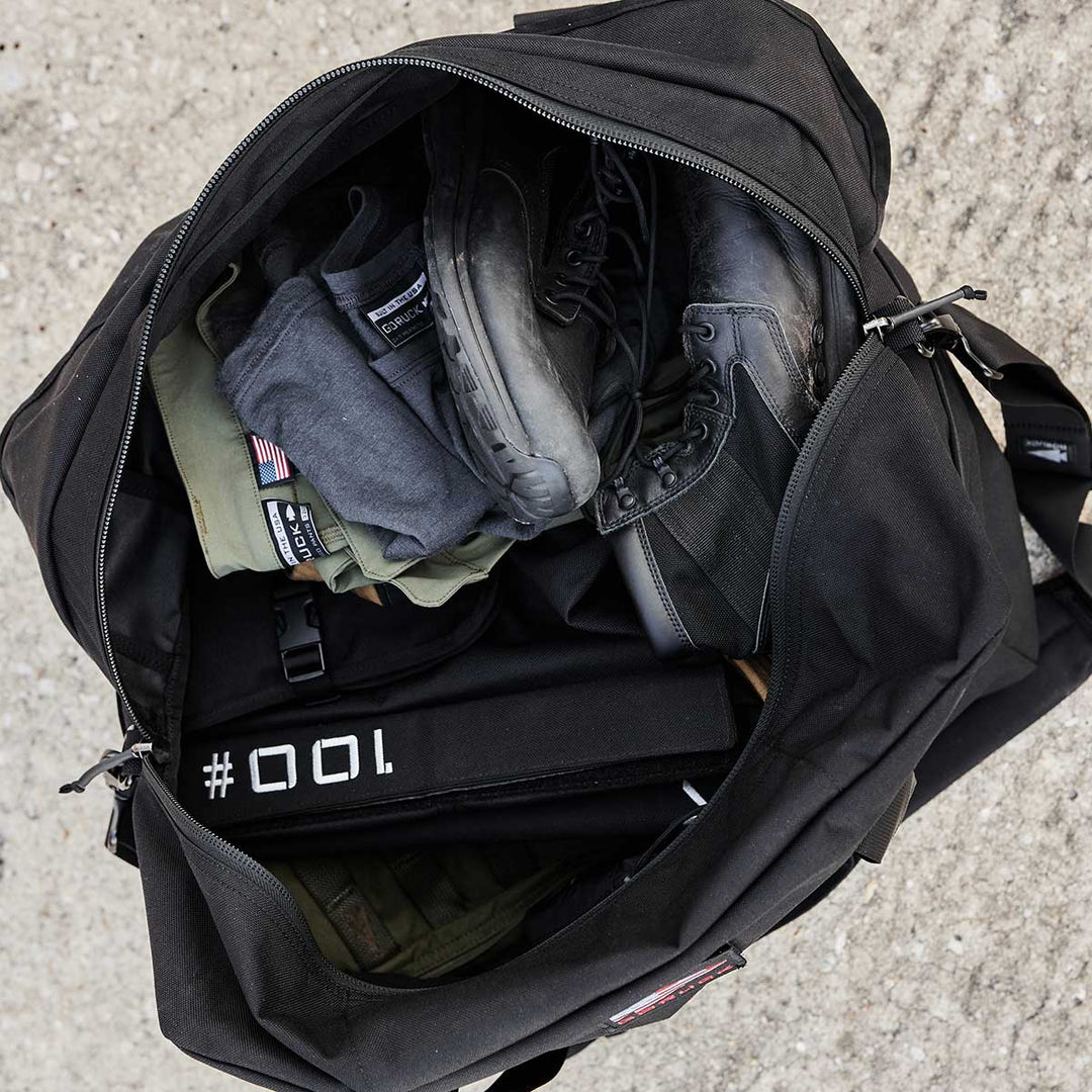 GORUCK Weighted Vest Black / 57 L Aviator Kit Bag