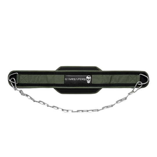 GYMREAPERS Lifting Accessories Green Dip Belt