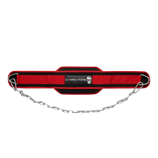 GYMREAPERS Lifting Accessories Red Dip Belt