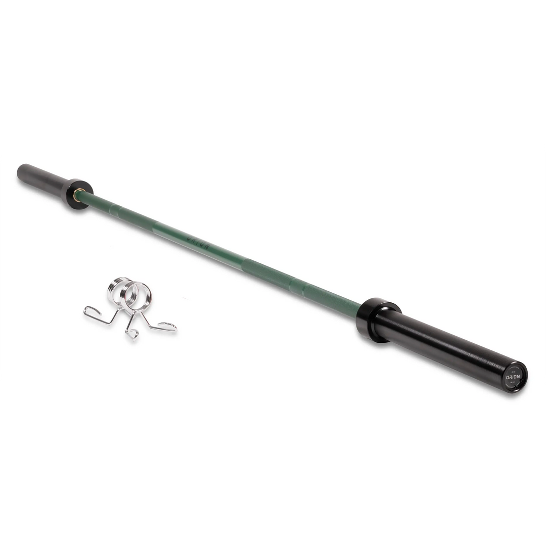 Orion Barbell Green/Black Two Tone Olympic Barbell