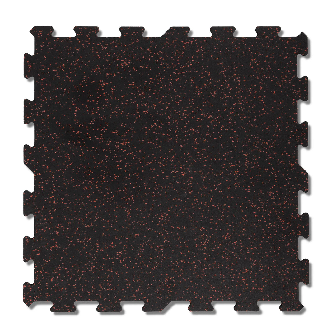 Pliteq Flooring 8mm / Lava Red Tread-Grip Interlocking Rubber Tiles