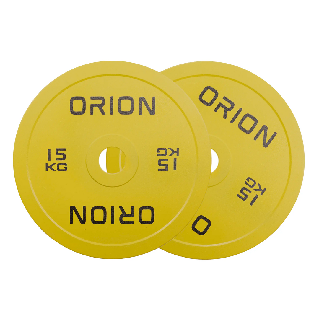 Orion Plate 15 KG Scratch and Dent - Calibrated Powerlifting Plates (Pairs)