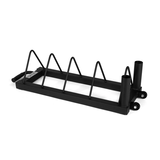 Orion Storage Bumper Plate Rack + Bar Holder