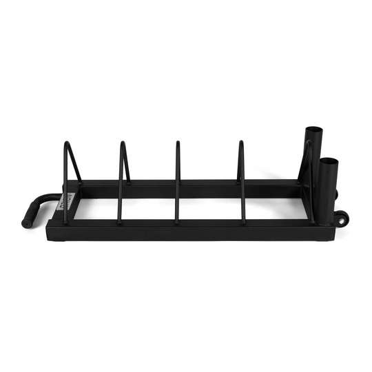 Orion Storage Bumper Plate Rack + Bar Holder