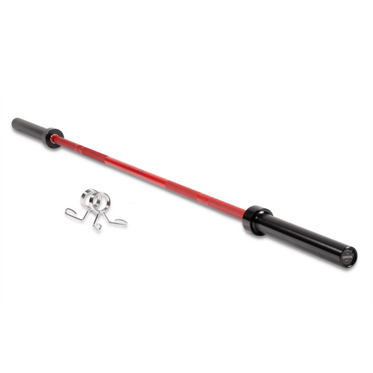 Orion Barbell Red/Black Two Tone Olympic Barbell