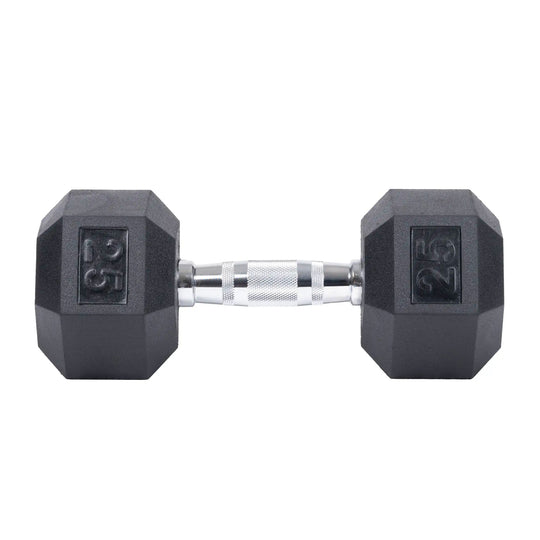 Northern Fitness Dumbbell Rubber Hex Dumbbell Set + 60" Racks | 5-100lb