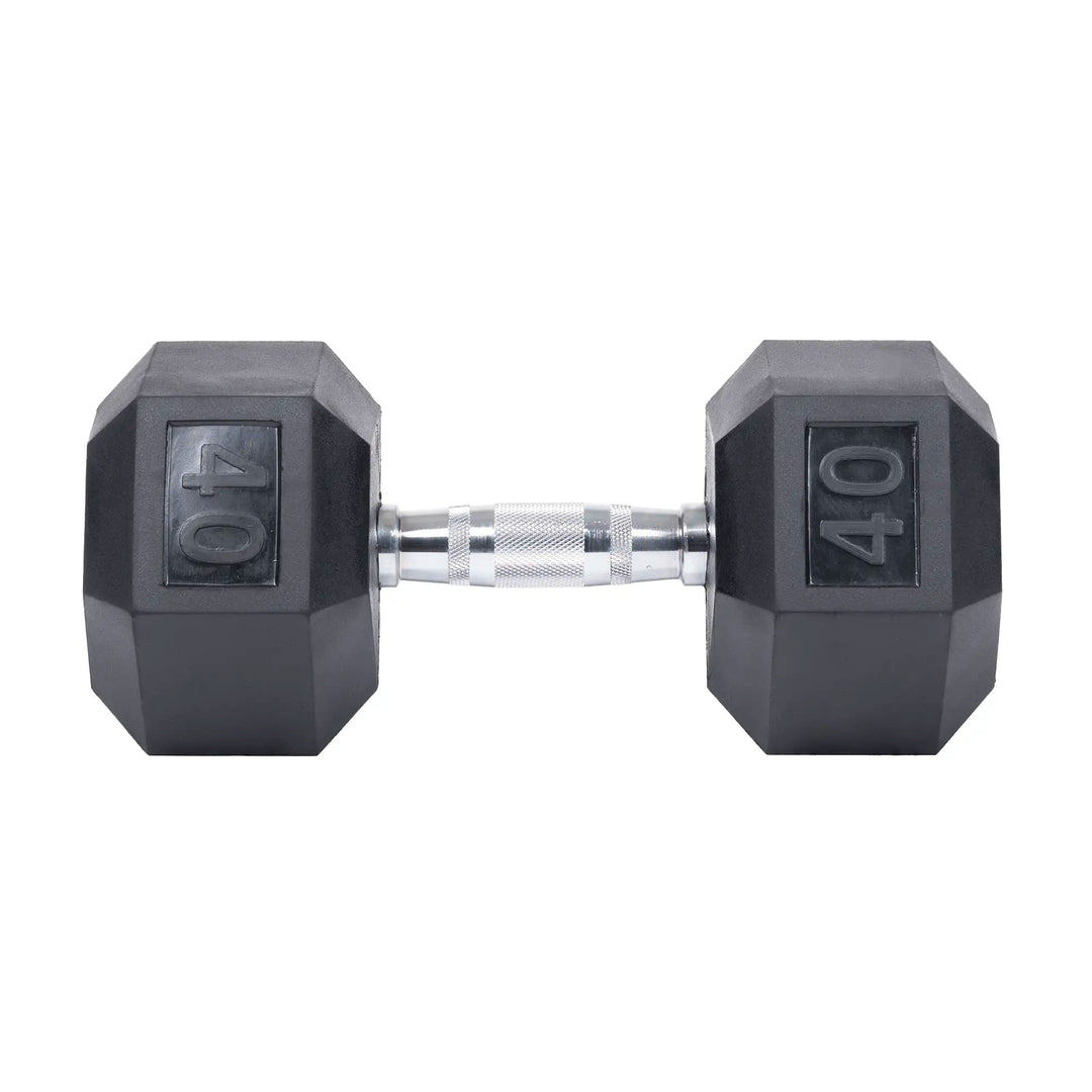 J Fit Rubber Hex Dumbbell Single