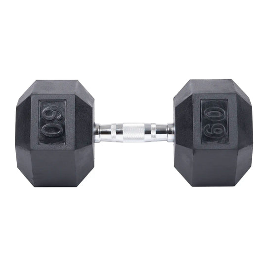 Northern Fitness Dumbbell 60 LB Rubber Hex Dumbbells