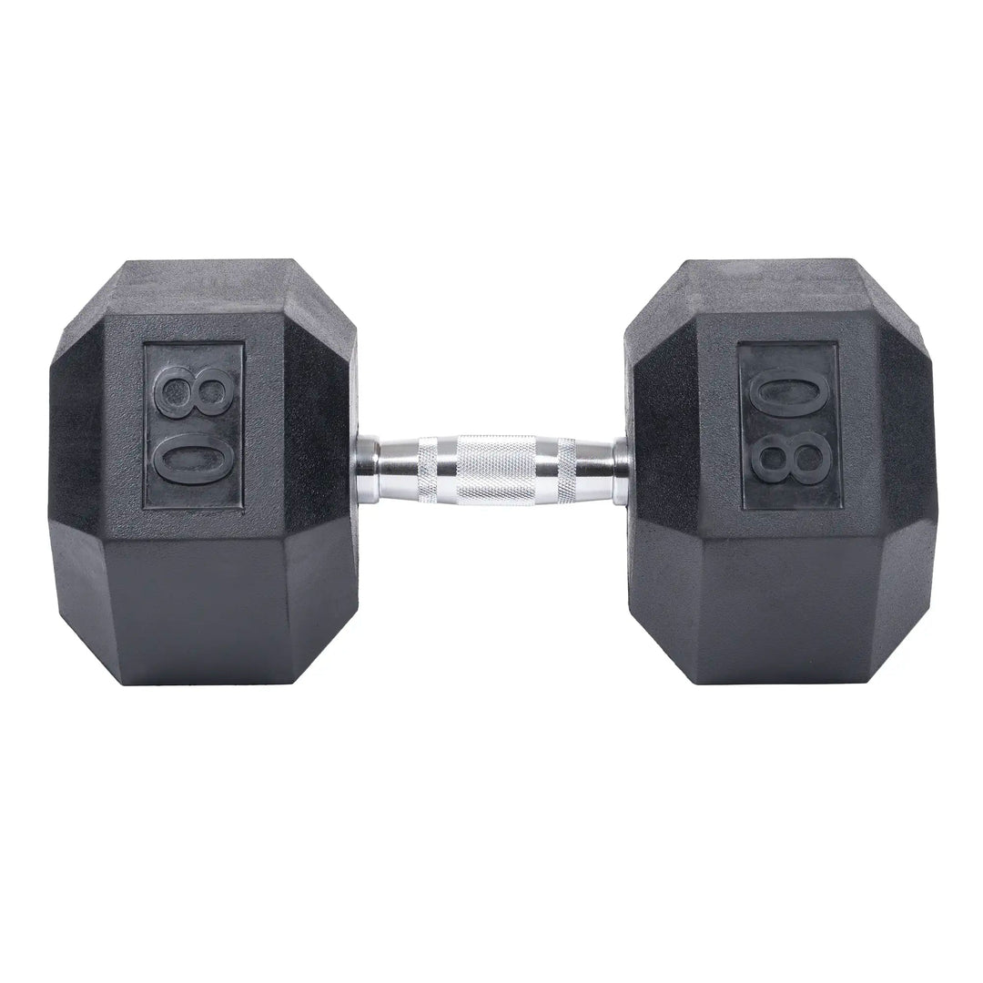 Northern Fitness Dumbbell Rubber Hex Dumbbells