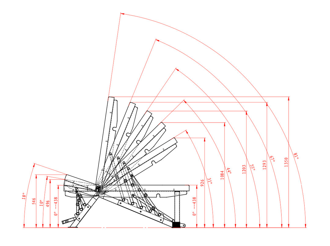 Orion Bench Vertex VX100 Adjustable Bench