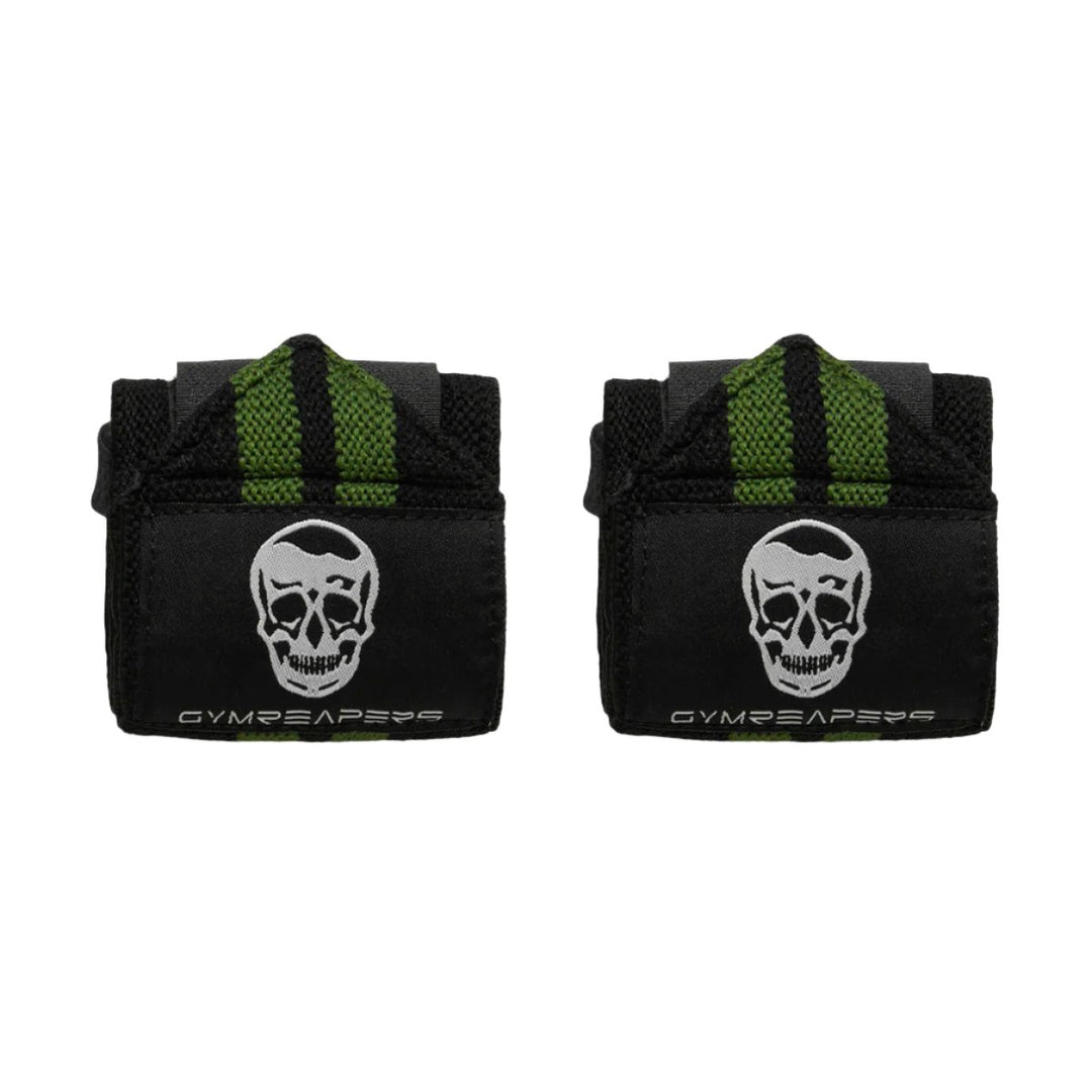 GYMREAPERS Lifting Accessories Green 18" Wrist Wraps