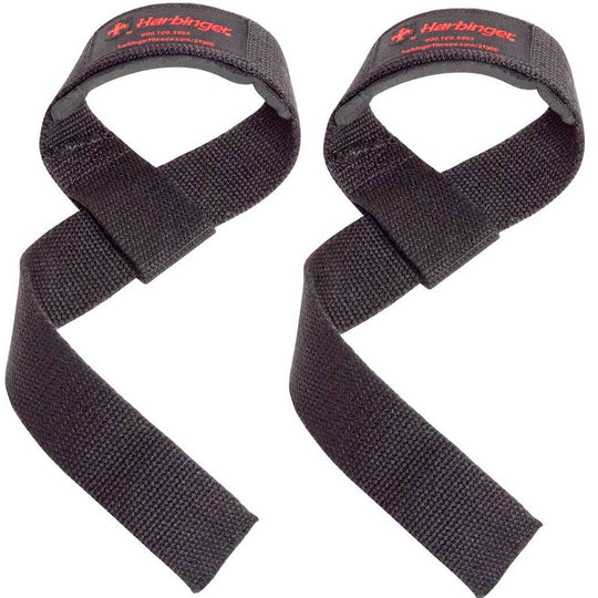 Harbinger Lifting Accessories Padded Cotton Lifting Straps