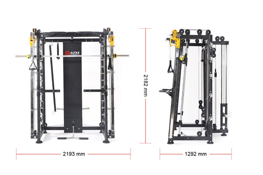 Altas Strength Functional Trainer Copy of Altas AL-3058 All-in-One Functional Smith Trainer