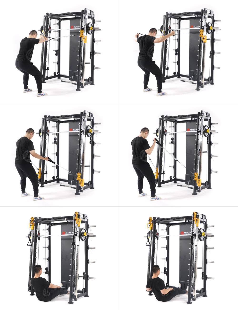 Altas Strength Functional Trainer Copy of Altas AL-3058 All-in-One Functional Smith Trainer