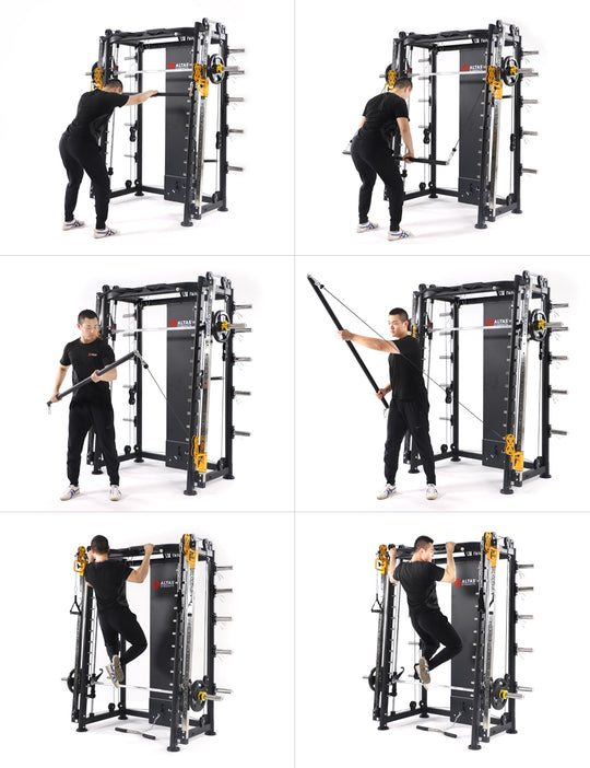 Altas Strength Functional Trainer Copy of Altas AL-3058 All-in-One Functional Smith Trainer