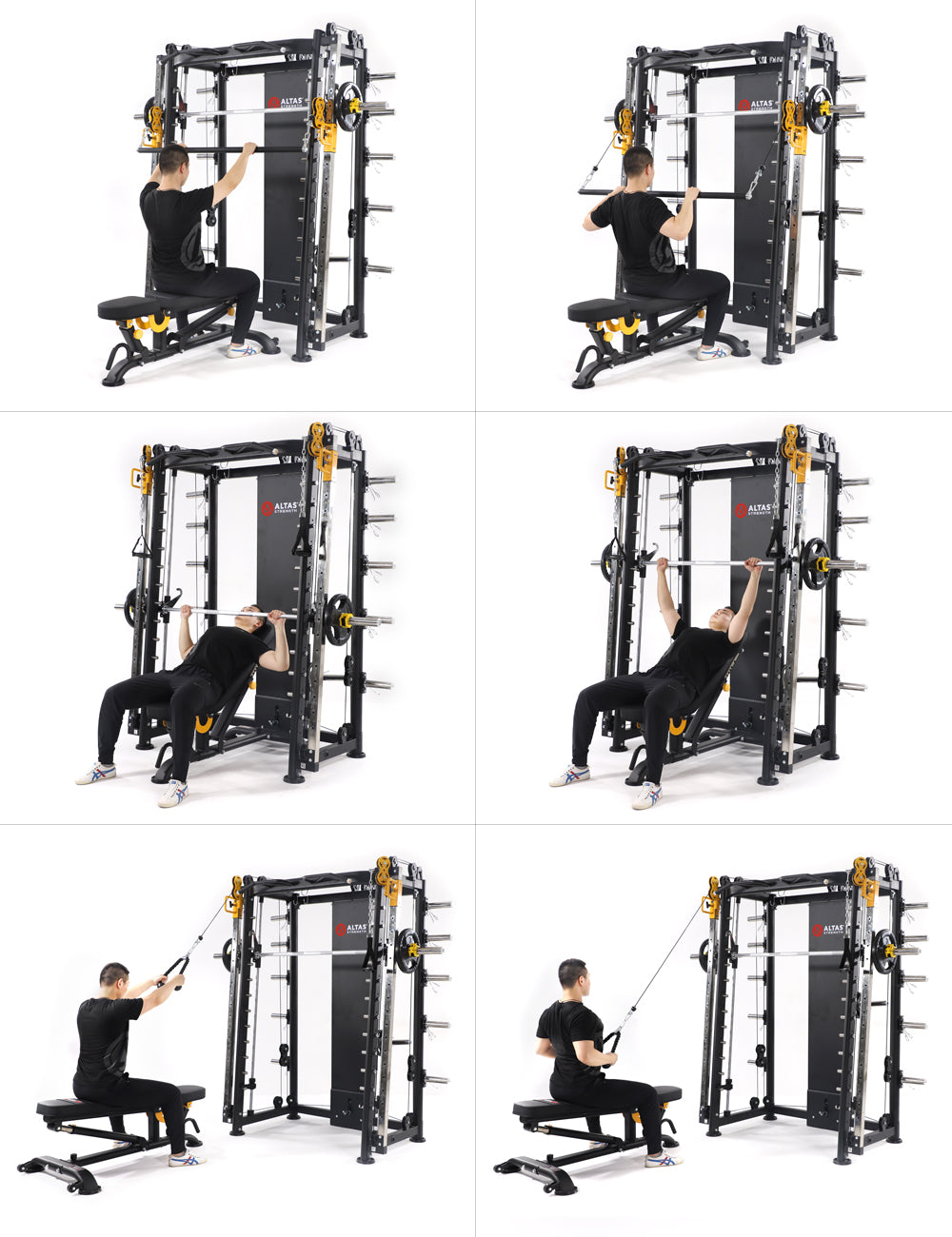 Altas Strength Functional Trainer Copy of Altas AL-3058 All-in-One Functional Smith Trainer