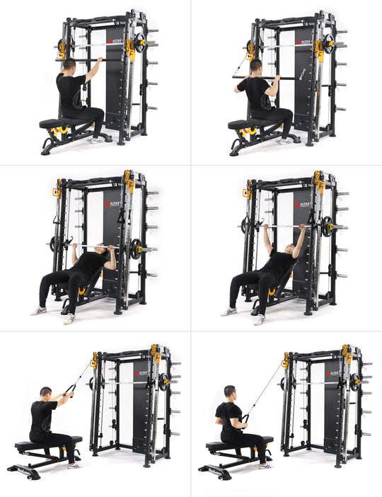 Altas Strength Functional Trainer Copy of Altas AL-3058 All-in-One Functional Smith Trainer