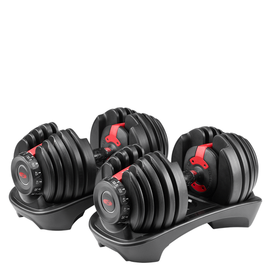 Bowflex Dumbbell Copy of Bowflex SelectTech 2080 Adjustable Barbell w/ 40 lbs Upgrade & Stand