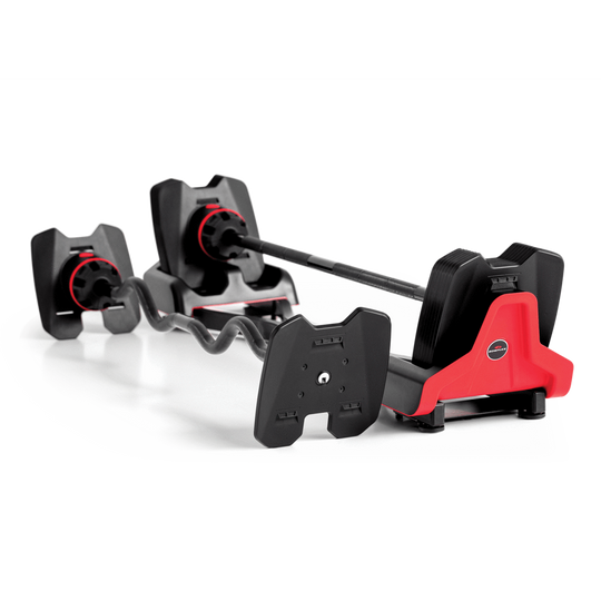 Bowflex Dumbbell Copy of Bowflex SelectTech 2080 Adjustable Barbell w/ 40 lbs Upgrade & Stand