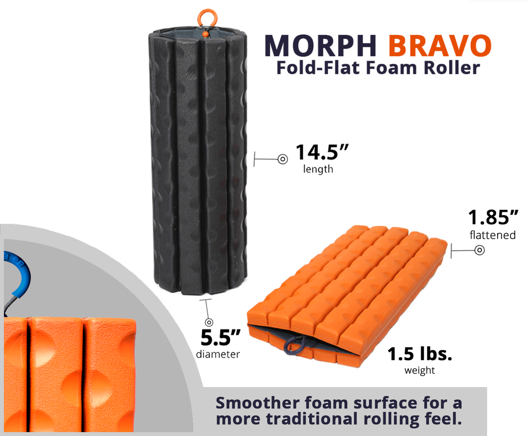 Brazyn Foam Roller Morph Bravo Collapsible Foam Roller