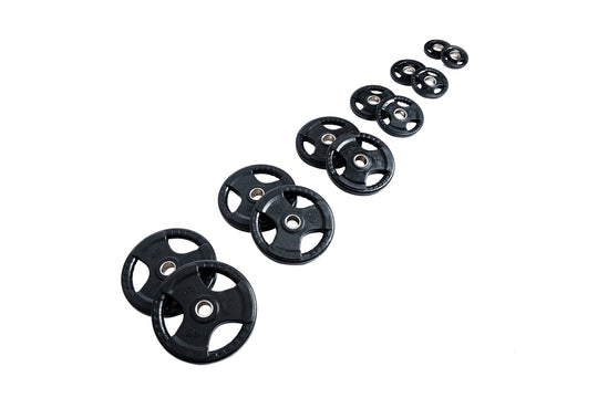 Northern Fitness Supply Plate 245 lb Olympic Virgin Rubber Grip Plate Set