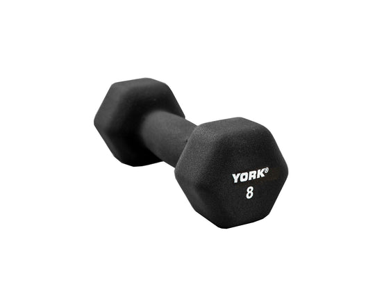 YORK 3 lb York Neoprene Hexagon Dumbbell